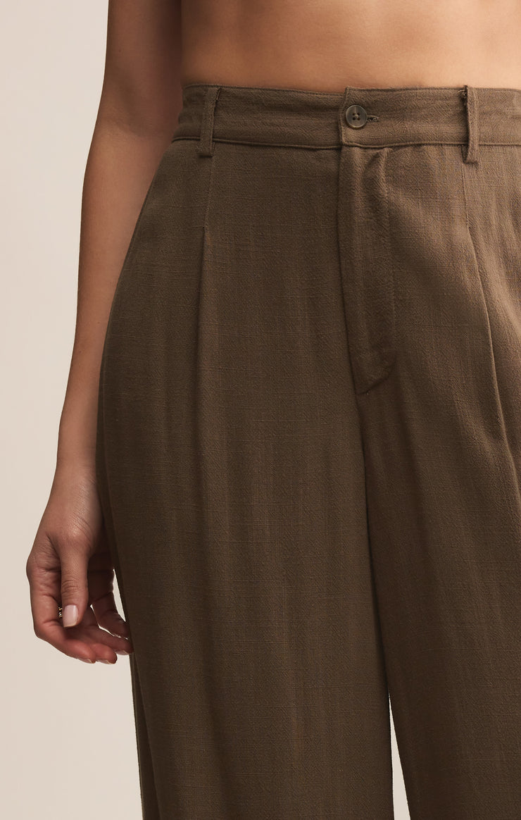 パンツ ASPESI LINEN PANTS Aspesi Ventura Drawstring Linen Pants Light Beige at