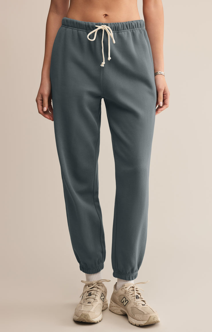 Pants Classic Boyfriend Jogger Storm Cloud
