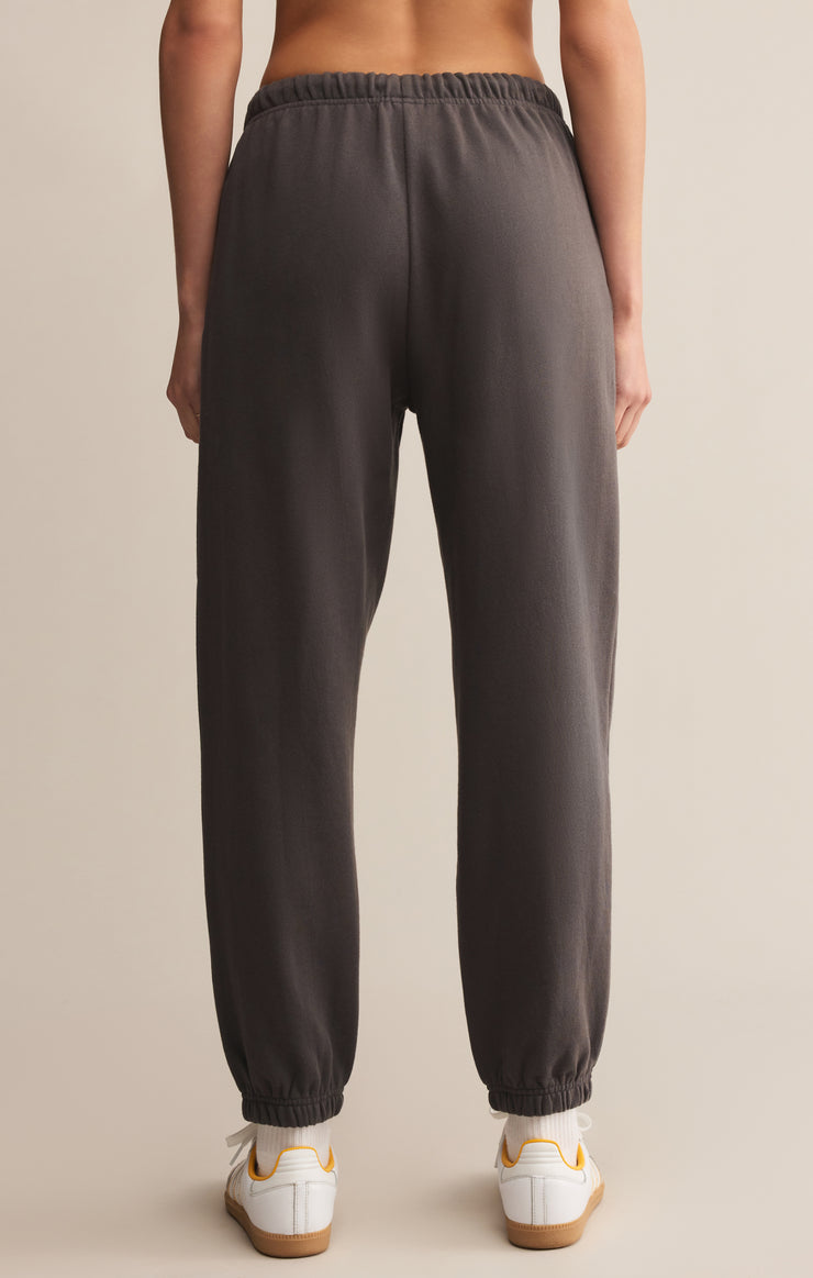 Pants Classic Boyfriend Jogger Washed Black