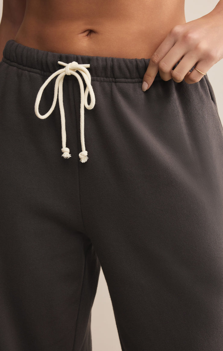 Pants Classic Boyfriend Jogger Washed Black