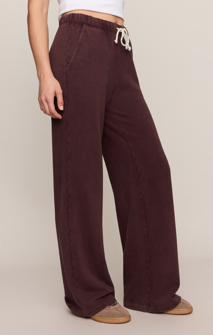 Pants Hunter Knit Pant Berry Noir