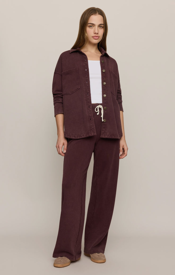Pants Hunter Knit Pant Berry Noir