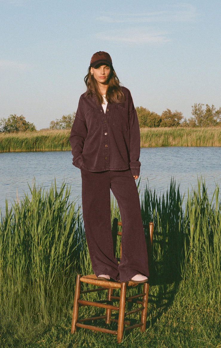 Pants Hunter Knit Pant Chocolate Cherry