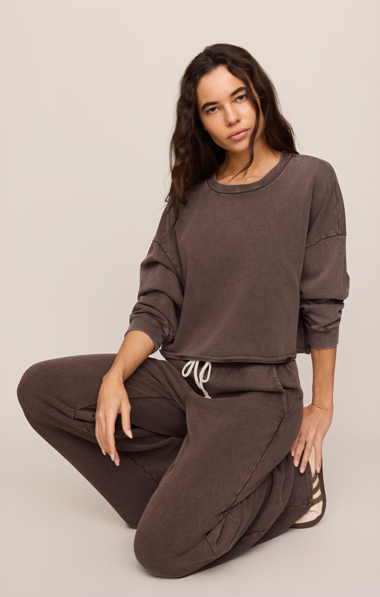 Pants Hunter Knit Pant Dark Chocolate