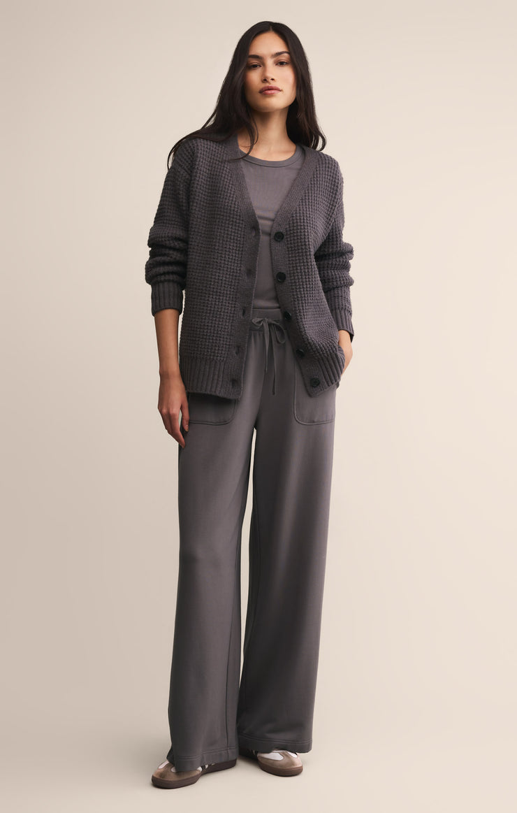 Pants Layover Modal Fleece Pant Burnt Ash