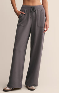 PantsLayover Modal Fleece Pant Burnt Ash