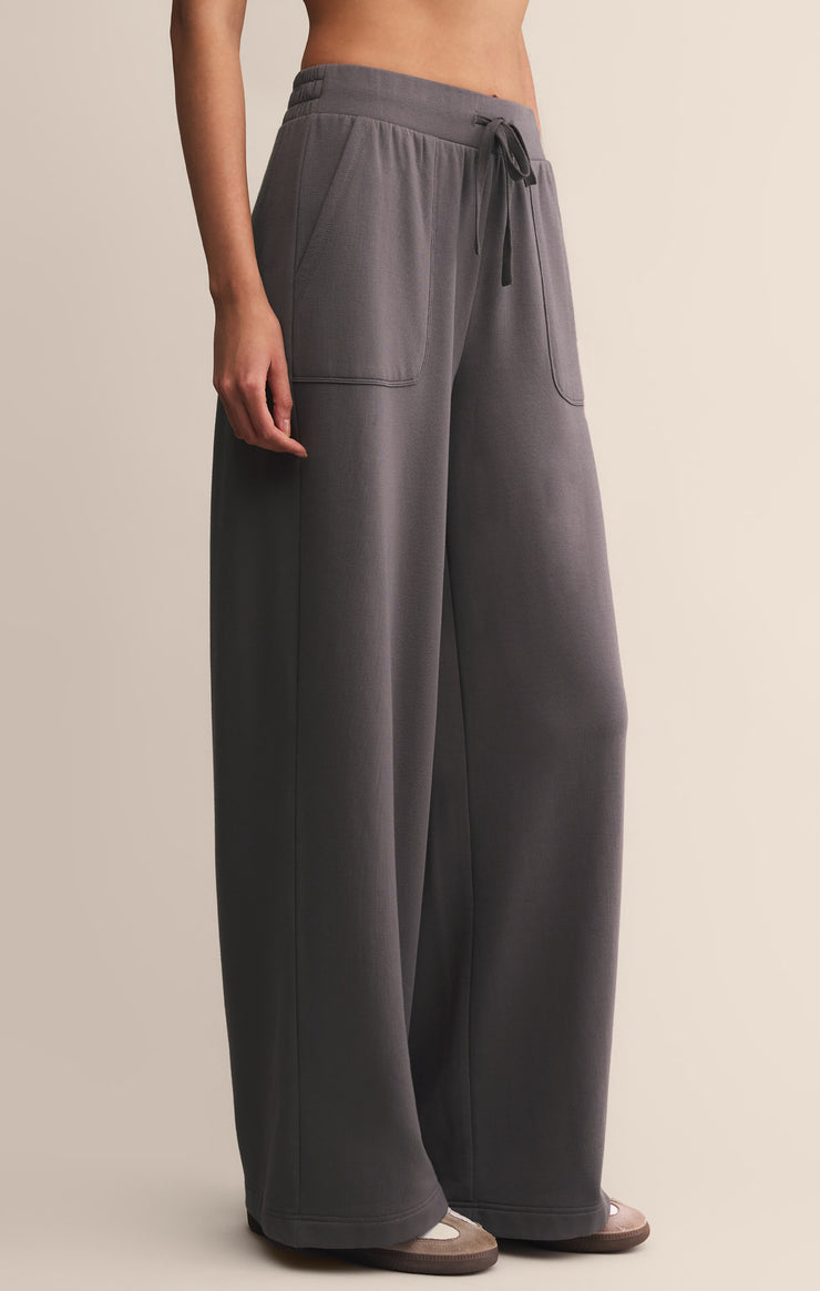 Pants Layover Modal Fleece Pant Burnt Ash