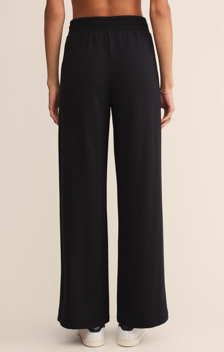Pants Layover Modal Fleece Pant Black