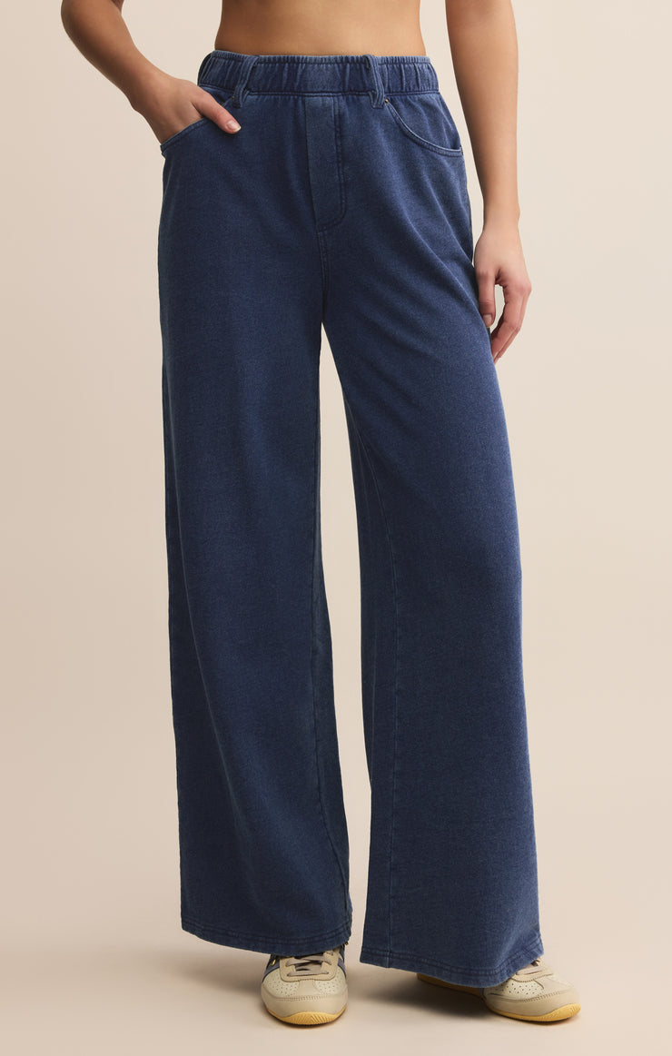 Pants Entourage Knit Denim Pant Indigo
