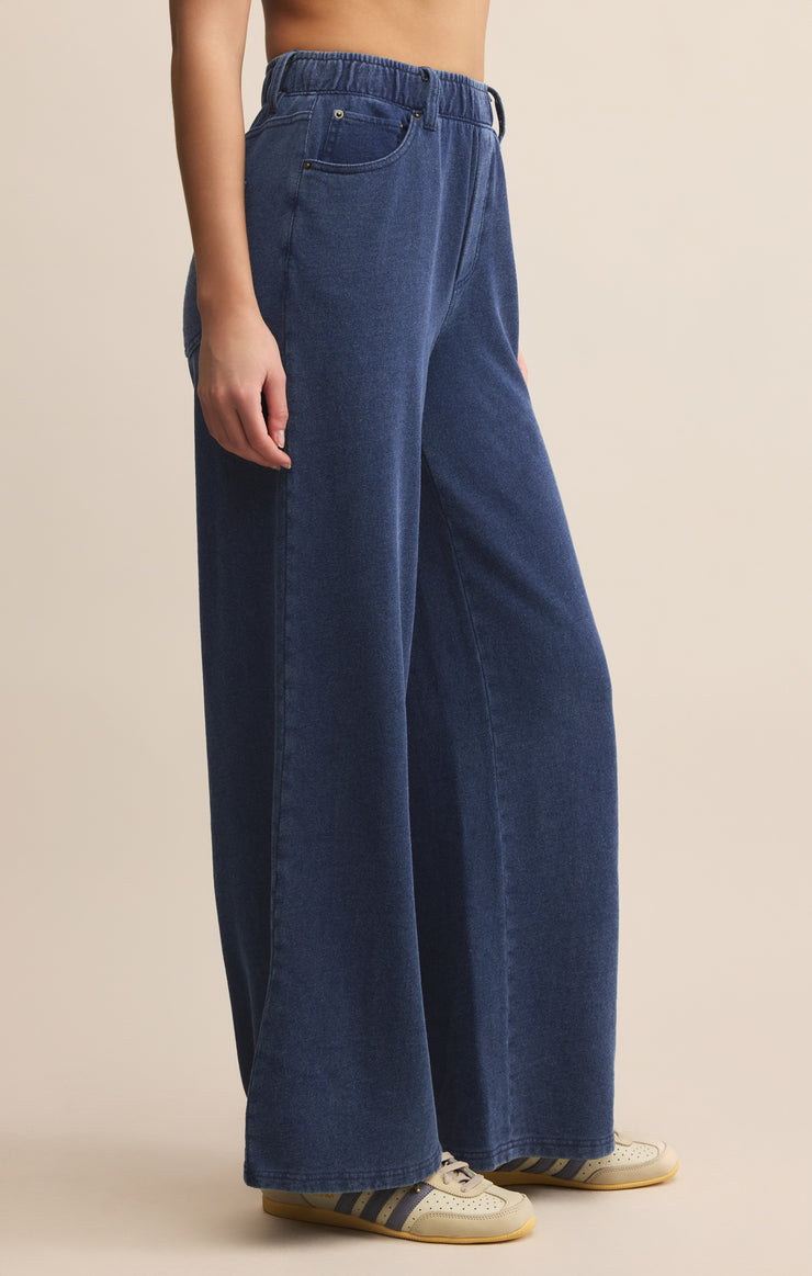 Pants Entourage Knit Denim Pant Indigo