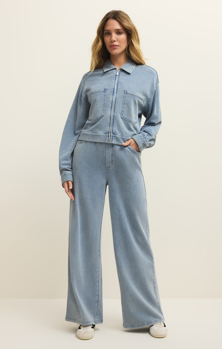 Pants Entourage Knit Denim Pant Ocean Air Indigo