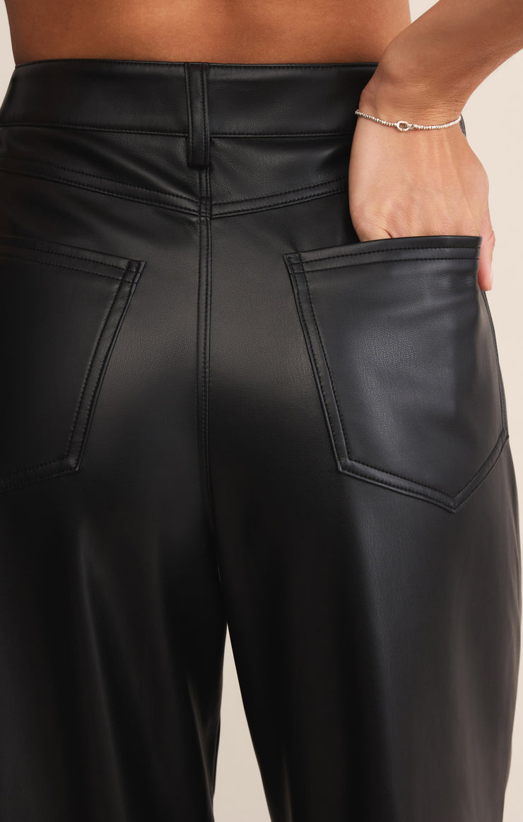Pants Marli Wide Leg Leather Pant Marli Wide Leg Leather Pant