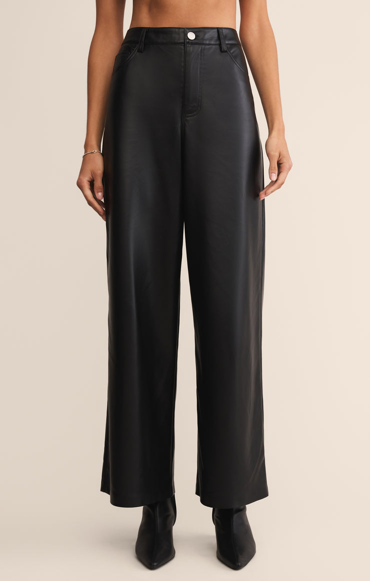 Pants Marli Wide Leg Leather Pant Marli Wide Leg Leather Pant