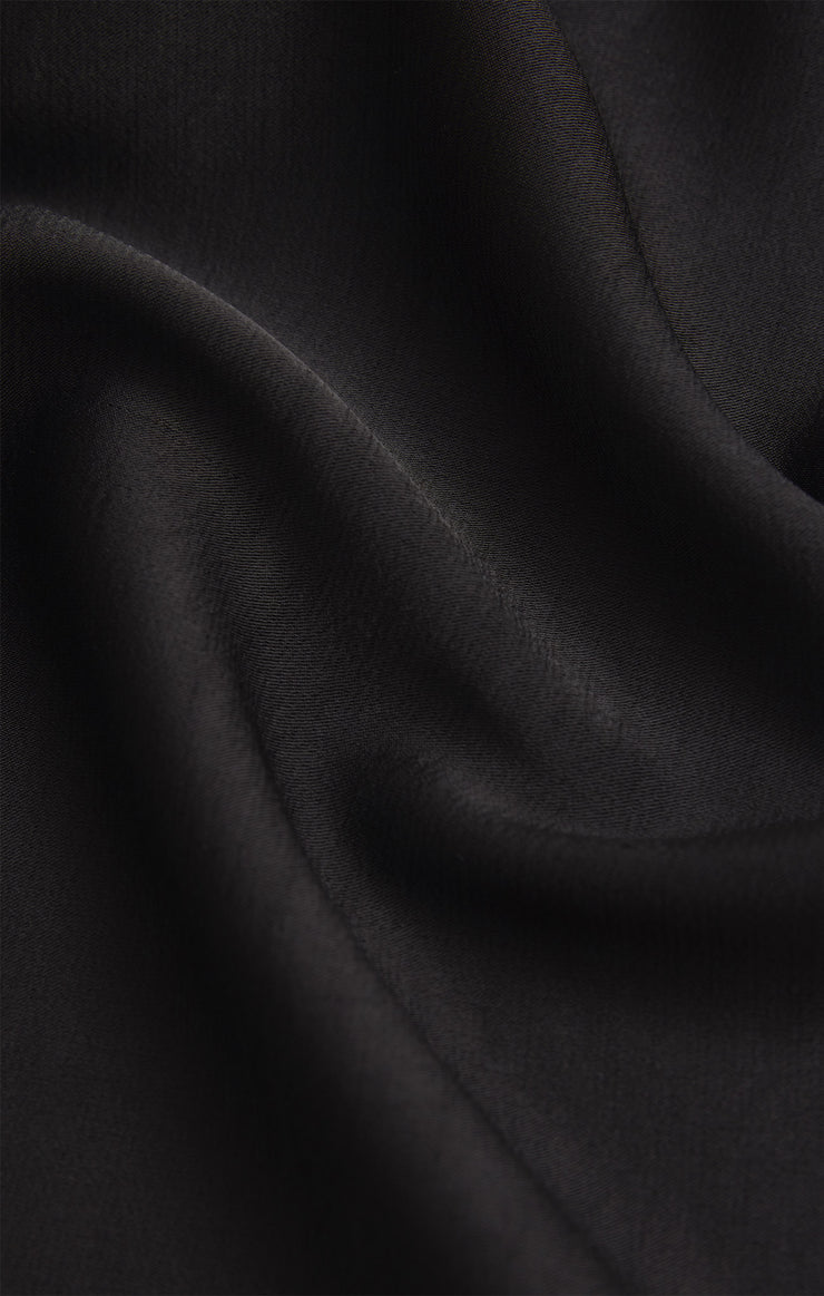 Pants Isolde Wide Leg Satin Pant Black