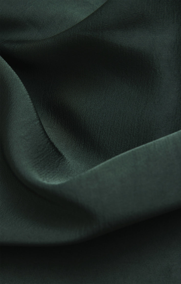 Pants Isolde Wide Leg Satin Pant Garland Green