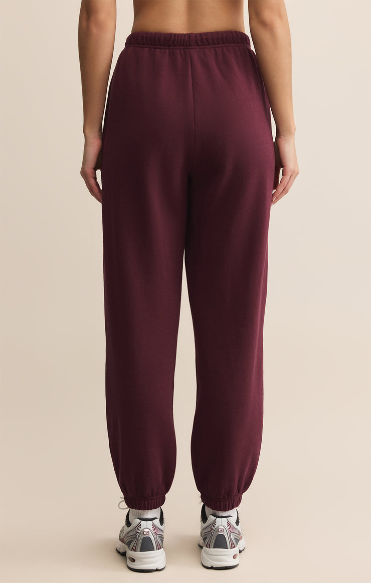 Pants Classic Boyfriend Jogger Merlot