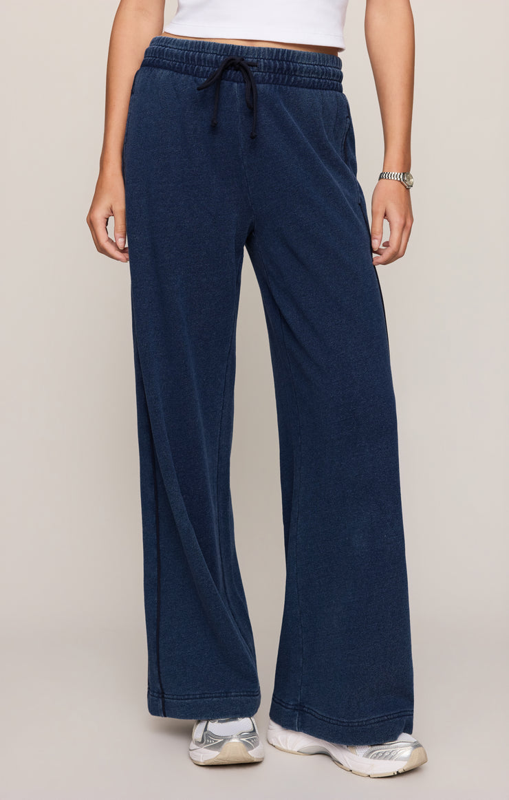Pants Sport Stripe Knit Denim Pant Indigo