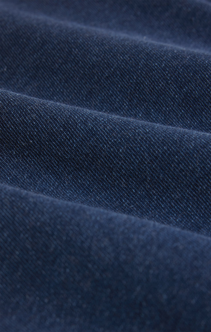 Tops Sport Stripe Boyfriend Sweatshirt Indigo