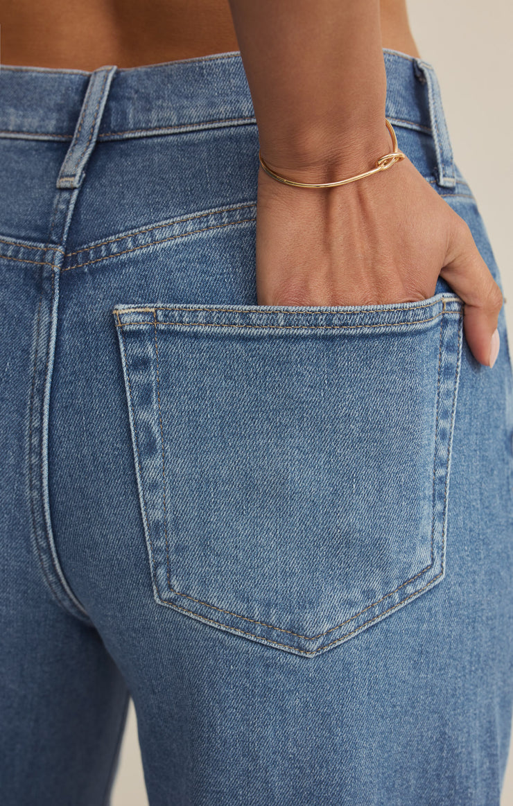 Pants Nova High Rise Wide Leg Denim Pant Fresca