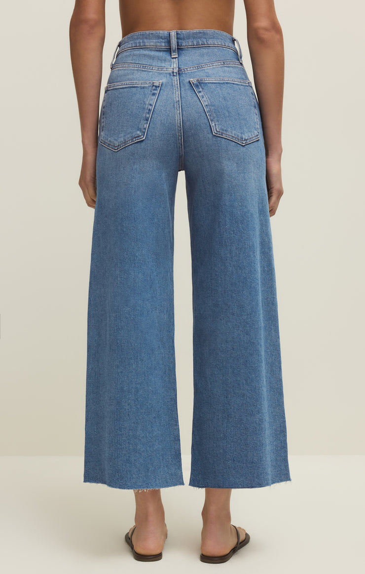 Pants Nova High Rise Denim Crop Pant Fresca