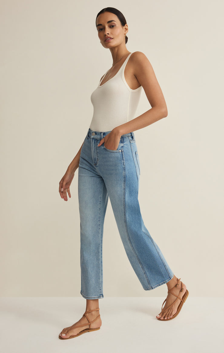 Pants Luna Stretch Denim Crop Pant Luna Stretch Denim Crop Pant