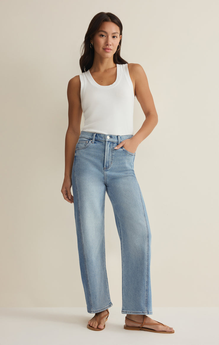 Pants Luna Stretch Denim Crop Pant Utopia