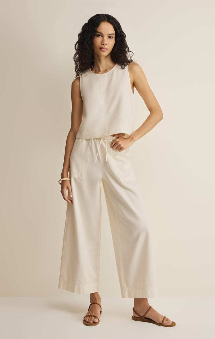 Pants Daycation Twill Wide Leg Utility Pant Cloud