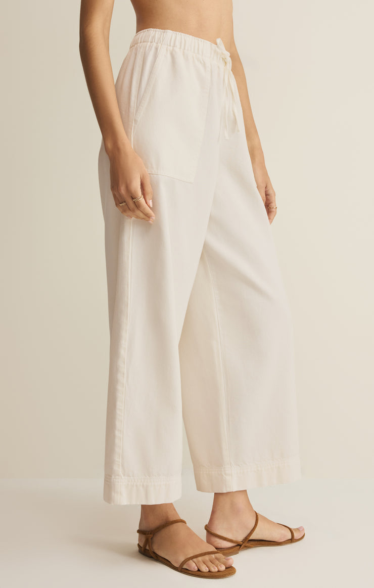 Pants Daycation Twill Wide Leg Utility Pant Cloud