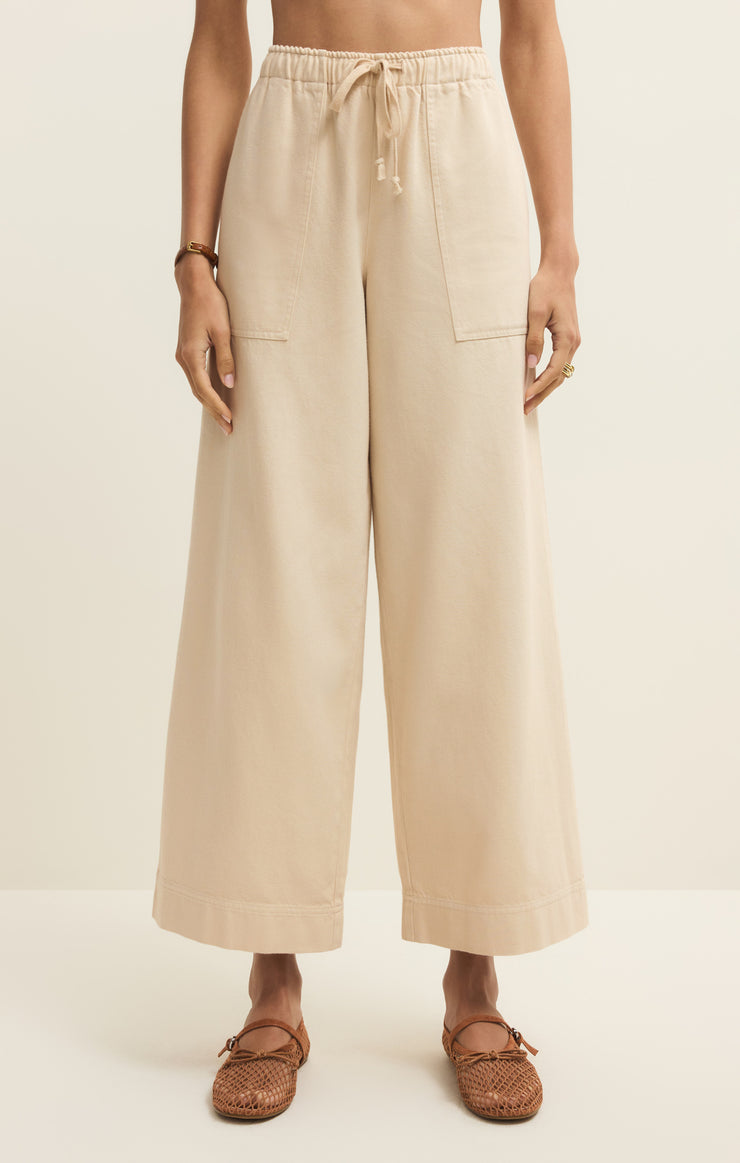 Pants Daycation Twill Ankle Pant Parchment