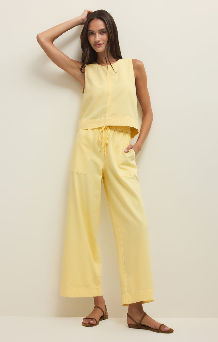 Pants Daycation Twill Wide Leg Utility Pant Sunnyside