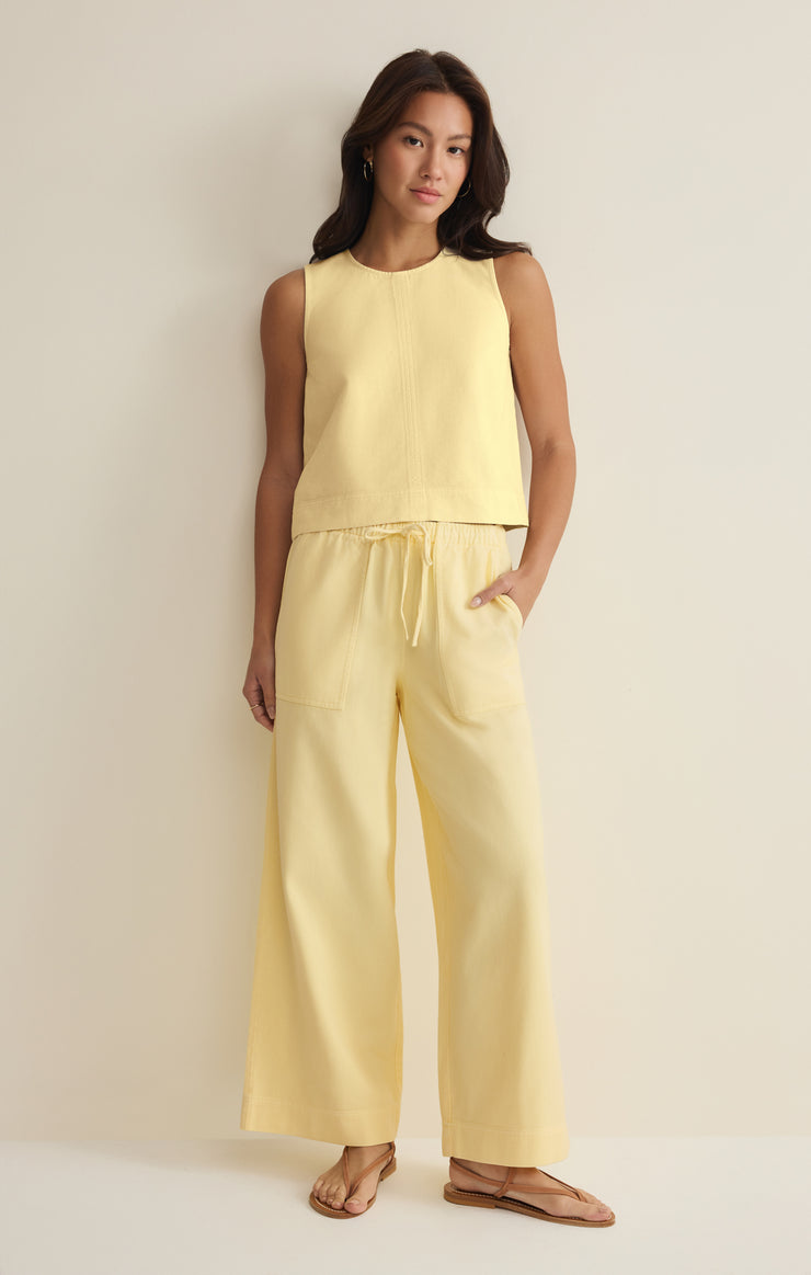 Pants Daycation Twill Wide Leg Utility Pant Sunnyside