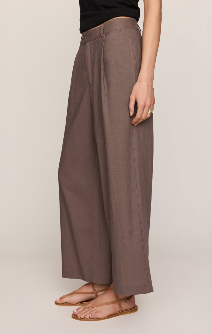 Pants Lark Linen Trouser Perfectly Taupe