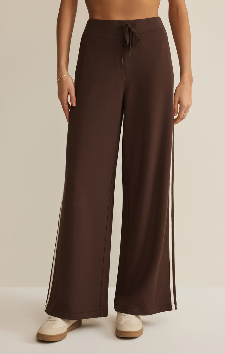 Pants Layover Modal Track Pant Chocolate Cherry