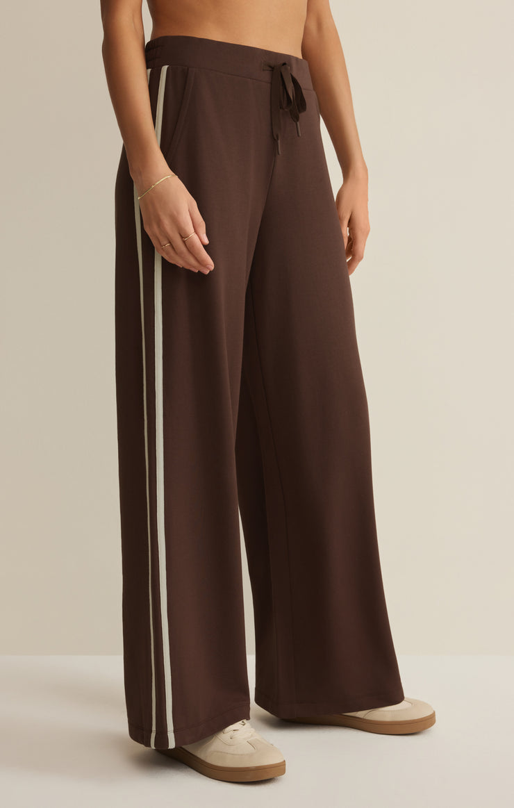 Pants Layover Modal Track Pant Chocolate Cherry