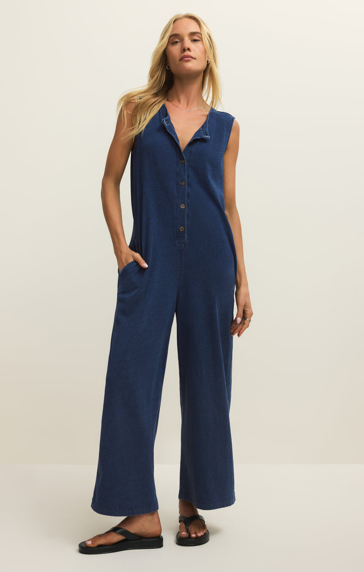 Fiona Jersey Denim Jumpsuit – Z SUPPLY