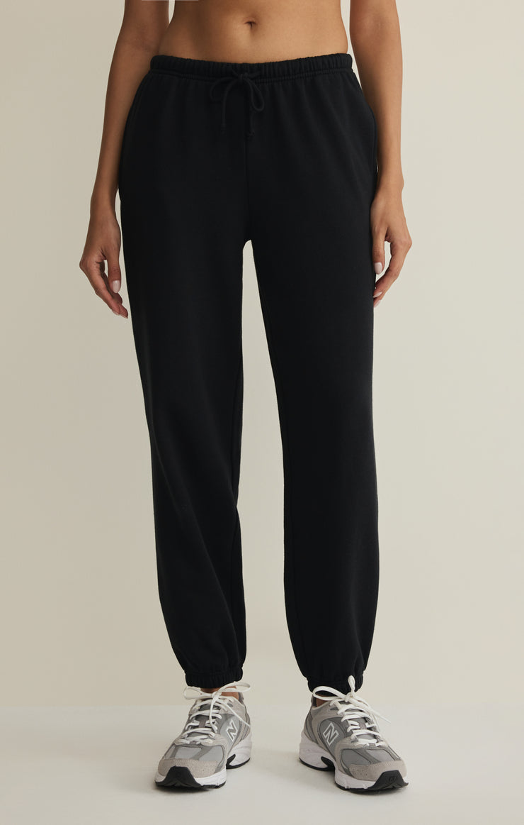 Pants Downtown Fleece Jogger Black