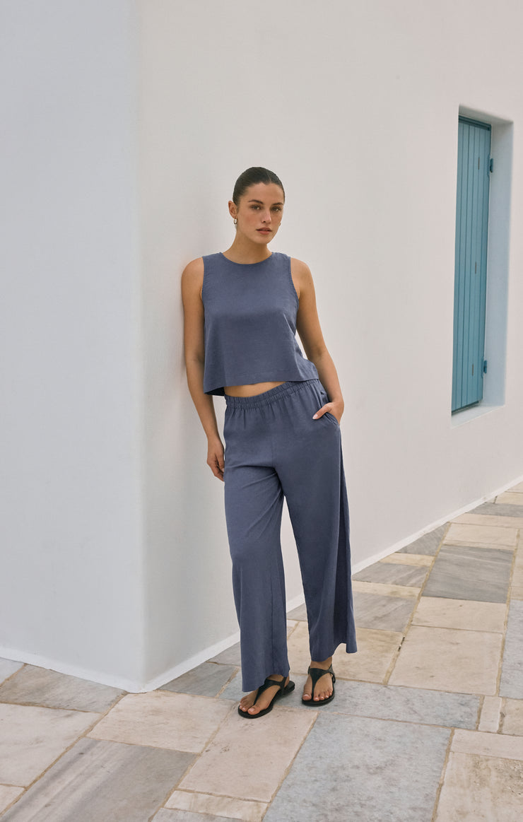 Pants Scout Linen Pant Vintage Indigo