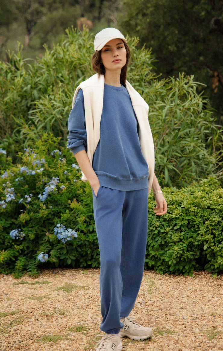 Pants Downtown Knit Denim Jogger Calypso Blue Indigo