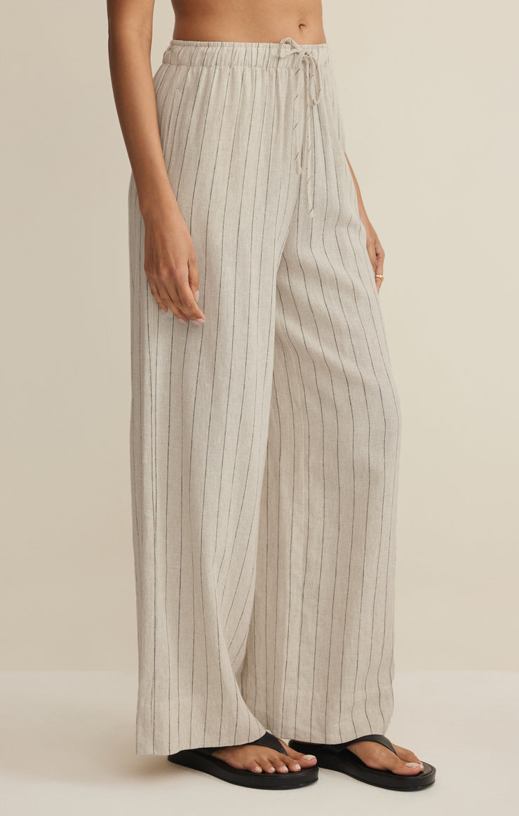 Pants Henri Striped Linen Wide Leg Pant Henri Striped Linen Wide Leg Pant