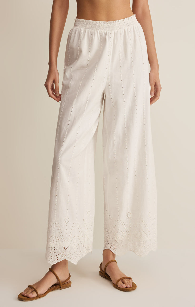 V TWELVE STAR EMBROIDERY PANTS サイズ0 ホワイト Sea Esta Embroidered Pant – Z SUPPLY