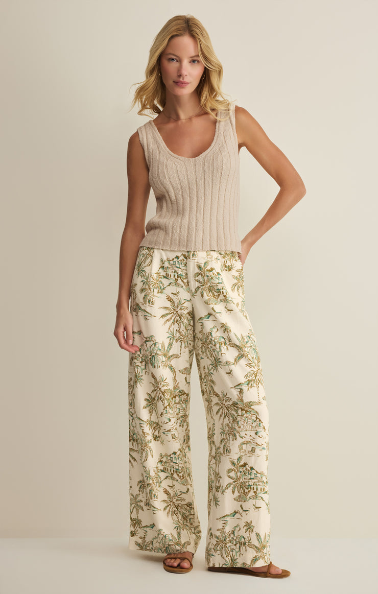 Pants Overlook Tiki Linen Pant Island Coconut