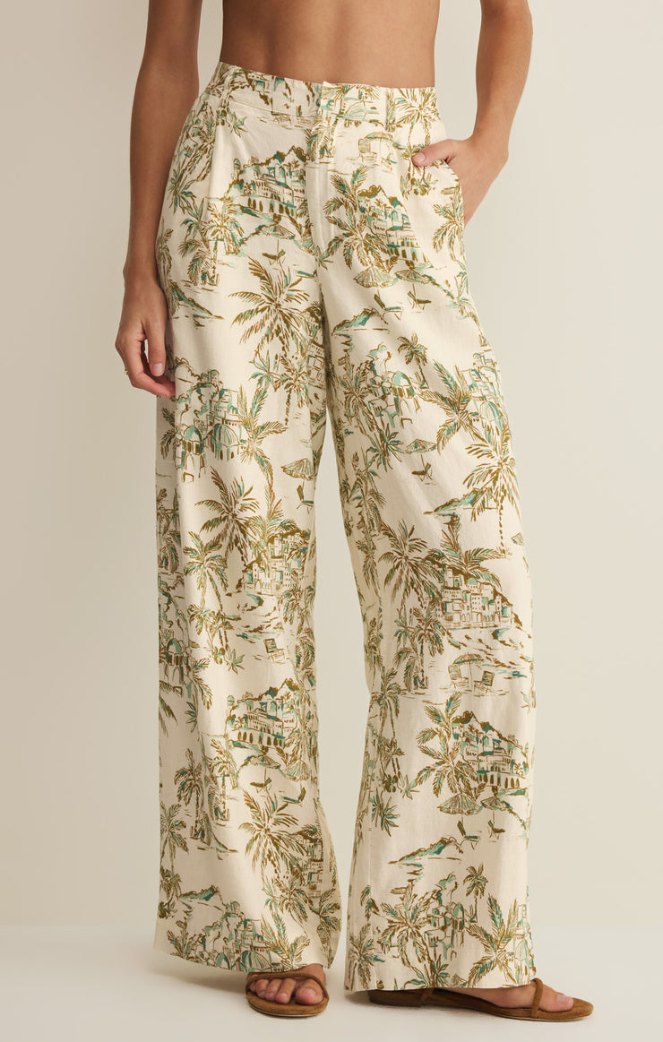 Pants Overlook Tiki Linen Pant Island Coconut