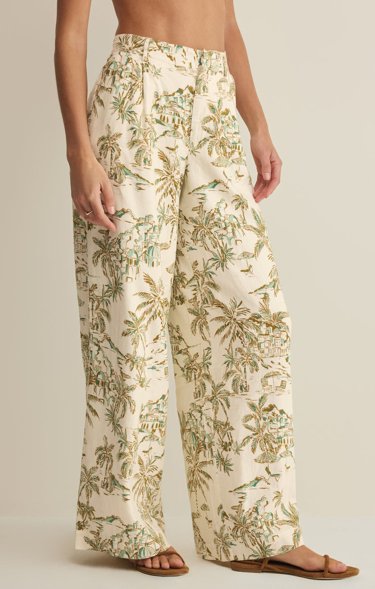 Pants Overlook Tiki Linen Pant Island Coconut