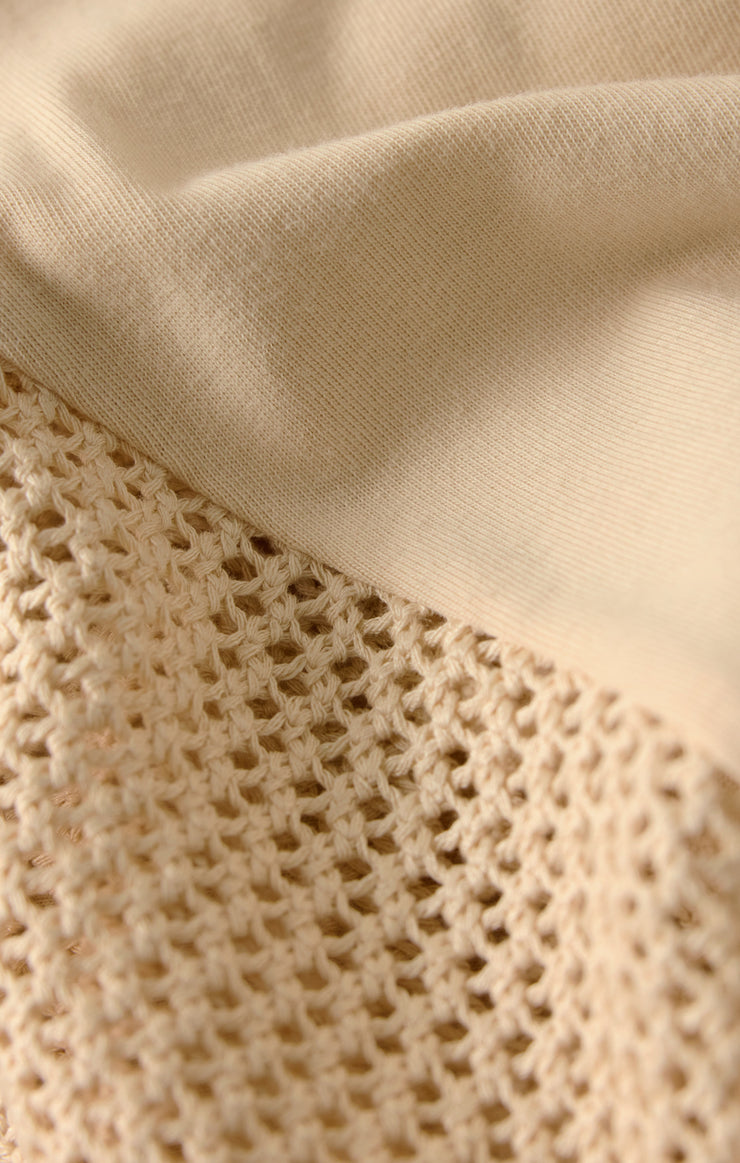 Tops Banyan Crochet Top Island Coconut