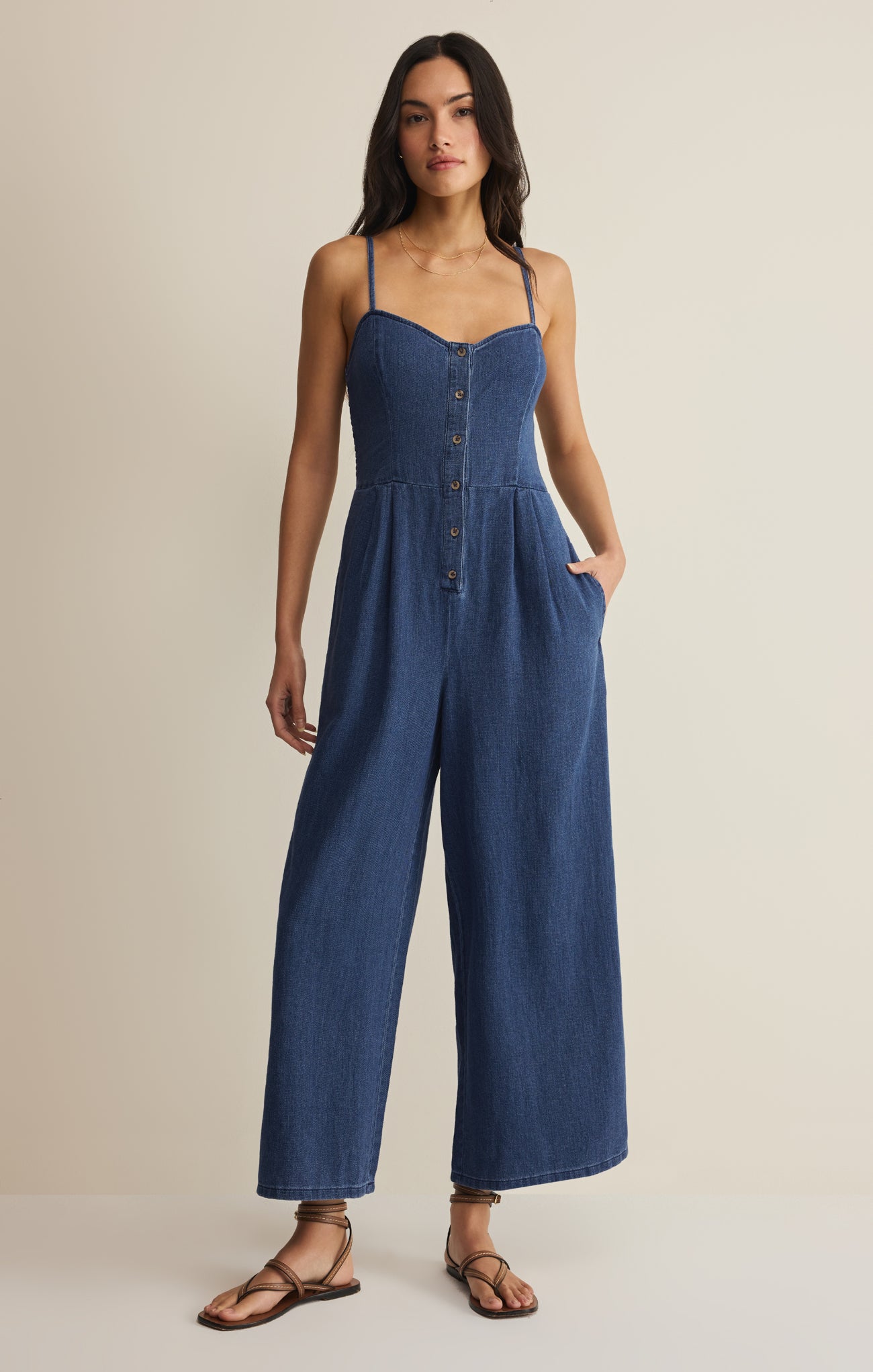 Angel Eyes Twill Jumpsuit – Z SUPPLY