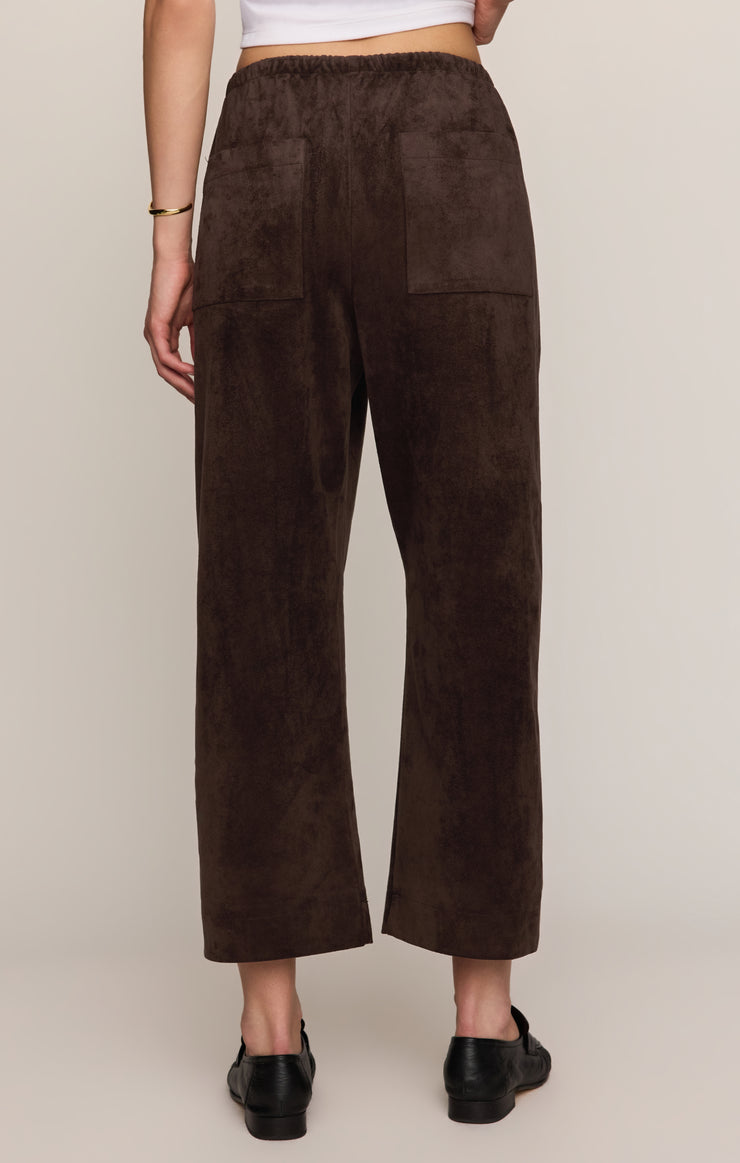 Pants Drift Faux Suede Pant Dark Roast