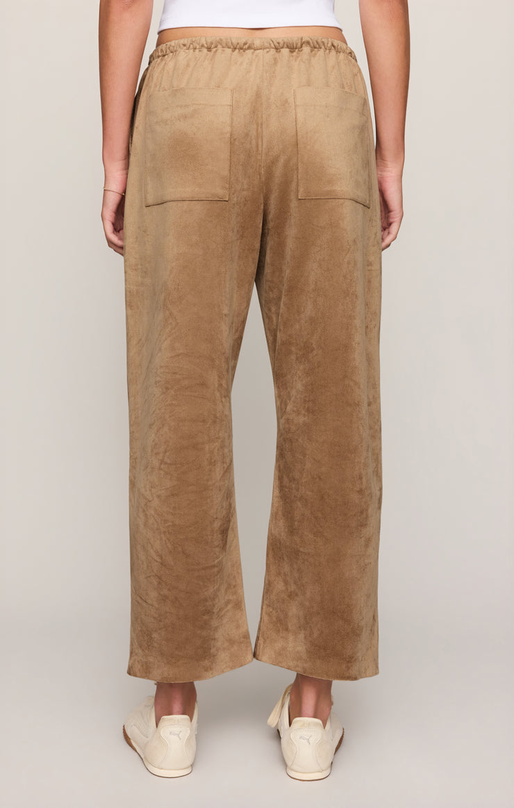 Pants Drift Faux Suede Pant Light Sand