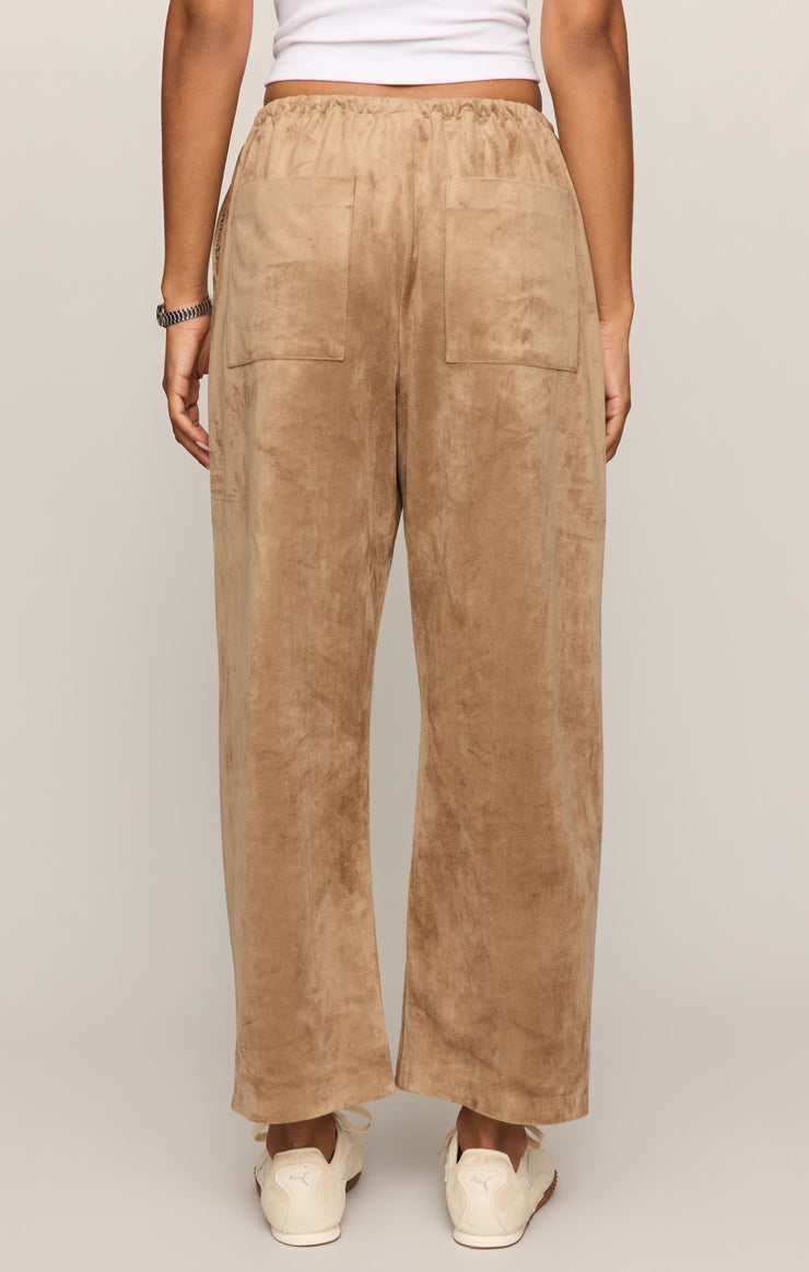 Pants Drift Faux Suede Pant Light Sand