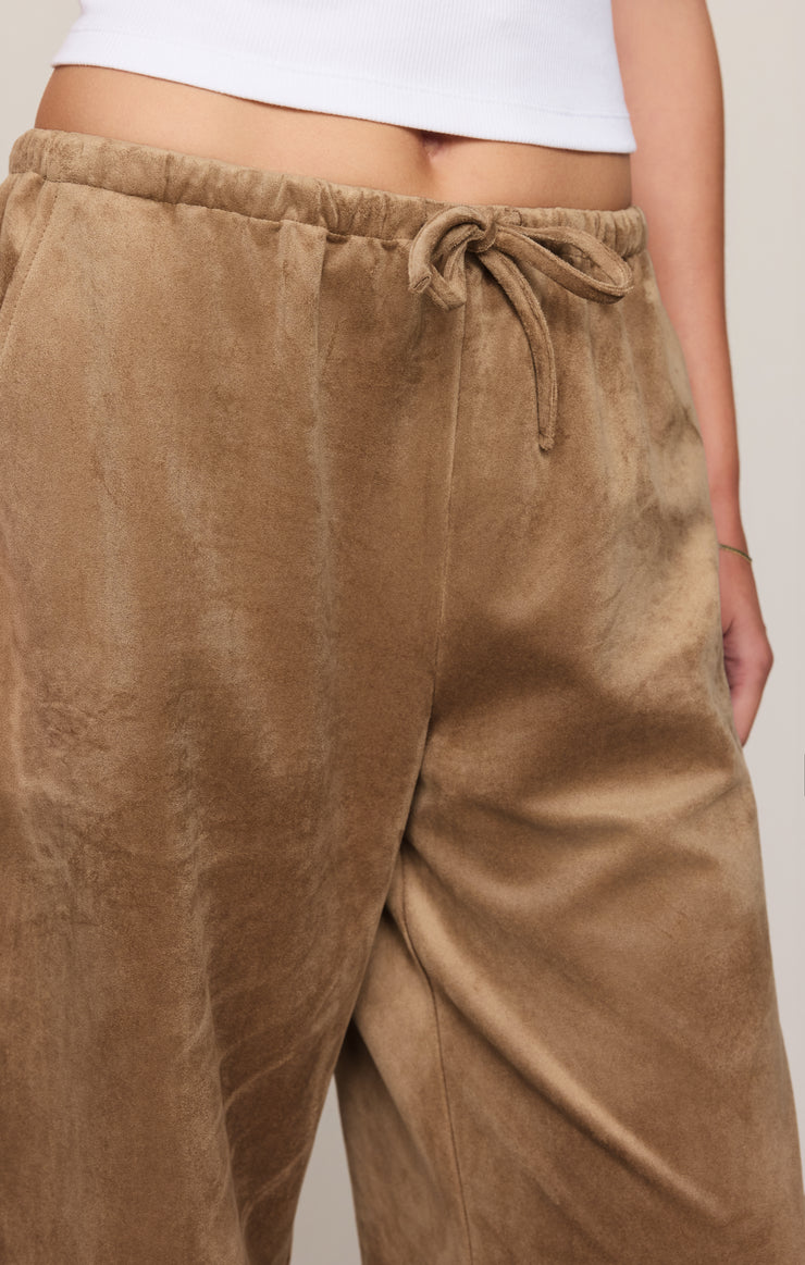Pants Drift Faux Suede Pant Light Sand