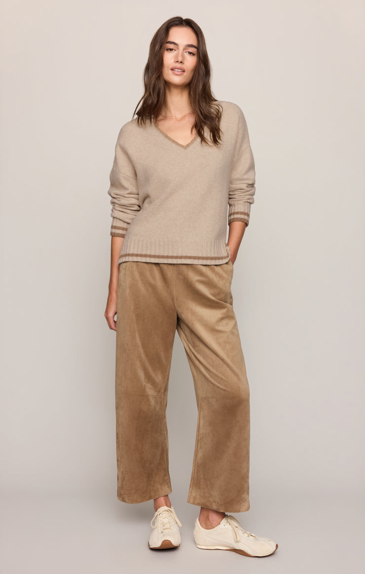 Pants Drift Faux Suede Pant Light Sand
